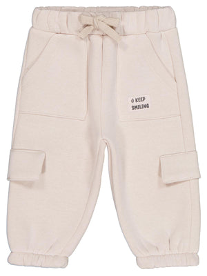 Civil Baby Keep Smiling Etiketli Basic 6-18 Ay Eşofman Altı - Bej