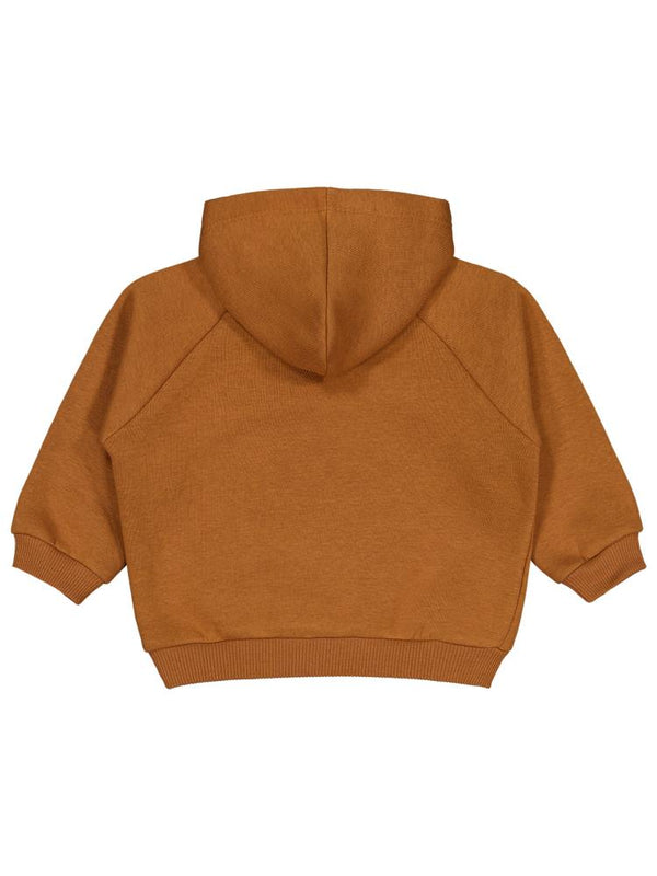 Civil Baby Keep Smiling Etiketli Basic 6-18 Ay Sweatshirt - Kahverengi