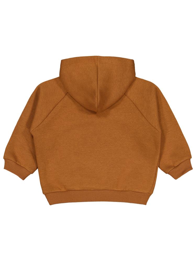 Civil Baby Keep Smiling Etiketli Basic 6-18 Ay Sweatshirt - Kahverengi