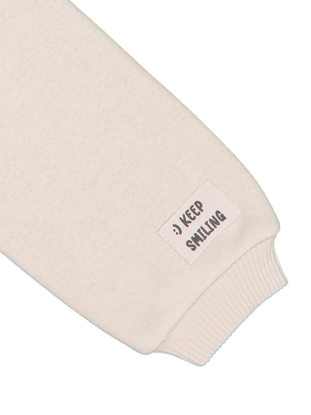 Civil Baby Keep Smiling Etiketli Basic 6-18 Ay Sweatshirt - Bej