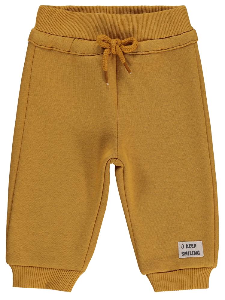 Civil Baby Keep Smiling Etiketli Basic 6-18 Ay Eşofman Altı - Hardal