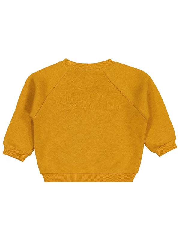 Civil Baby Keep Smiling Etiketli Basic 6-18 Ay Sweatshirt - Hardal