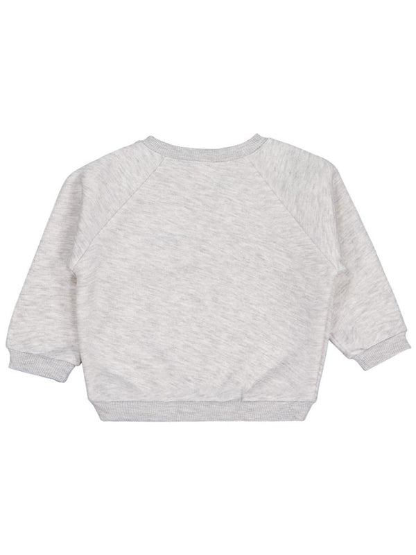 Civil Baby Keep Smiling Etiketli Basic 6-18 Ay Sweatshirt - Gri