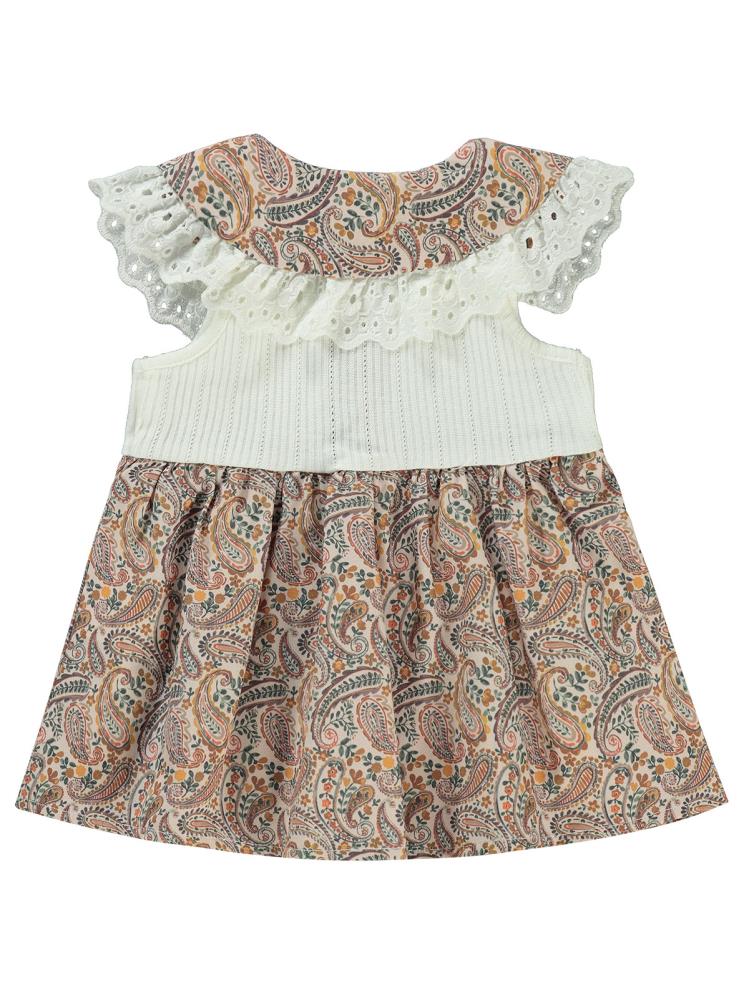 Civil Baby Şapkalı 6-18 Ay Elbise - Hardal