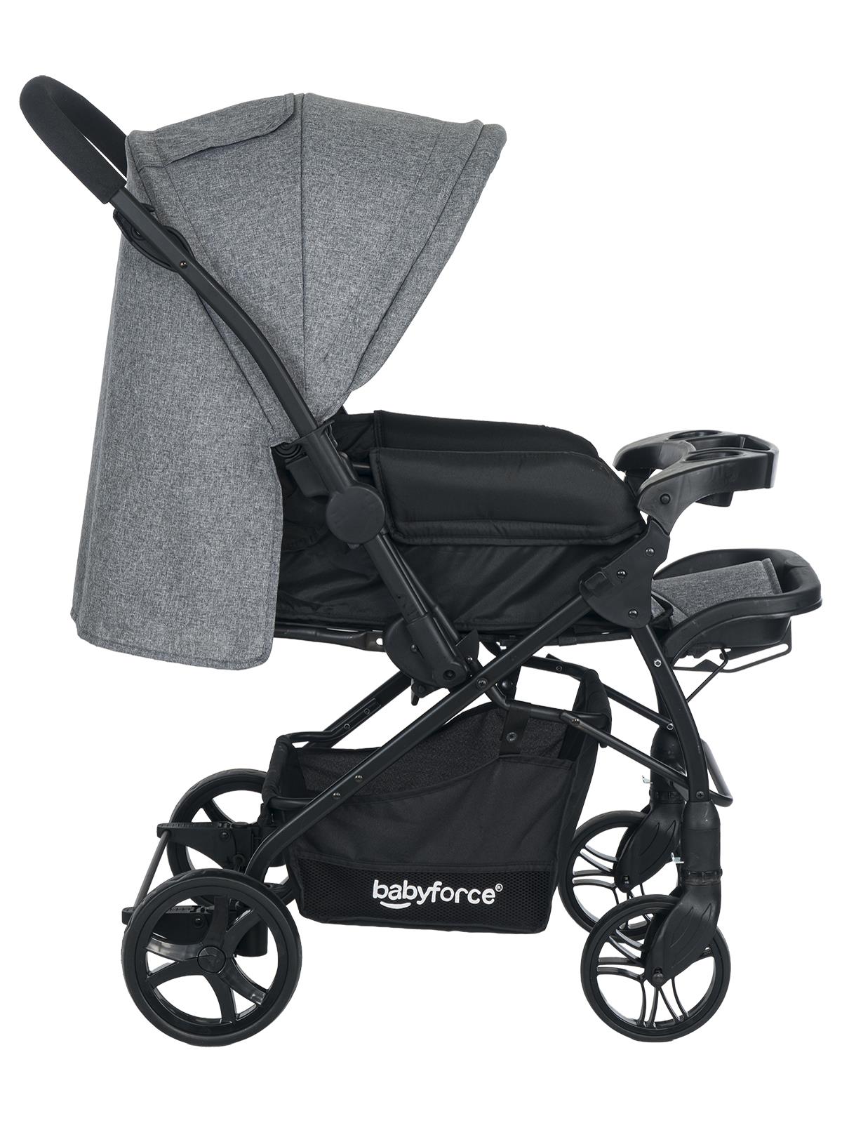 Baby Force Bella Plus Çift Yönlü Bebek Arabası - Kahverengi