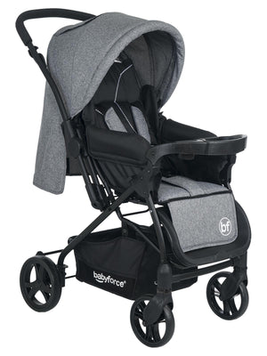 Baby Force Bella Plus Çift Yönlü Bebek Arabası - Gri
