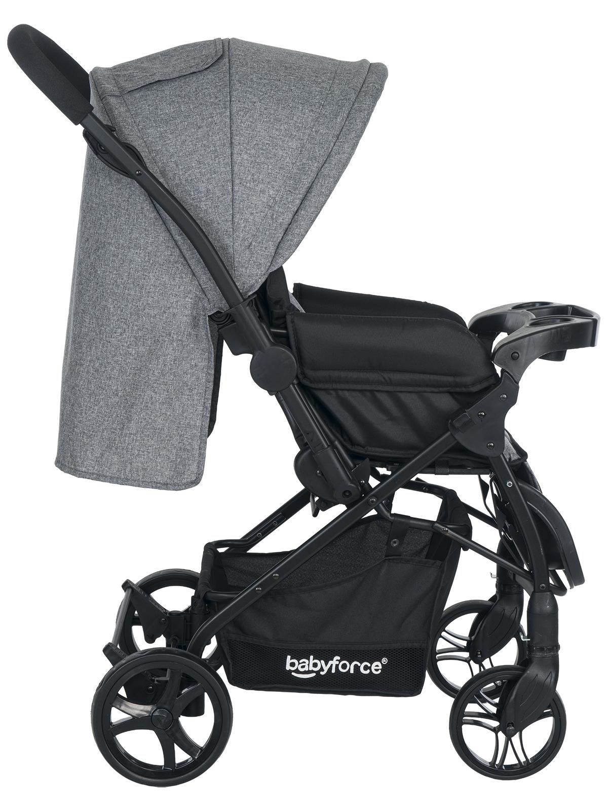 Baby Force Bella Plus Çift Yönlü Bebek Arabası - Gri
