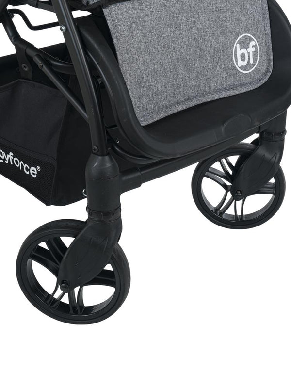 Baby Force Bella Plus Çift Yönlü Bebek Arabası - Gri
