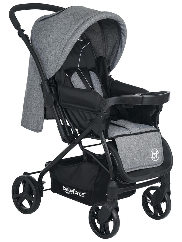 Baby Force Bella Plus Çift Yönlü Bebek Arabası - Gri