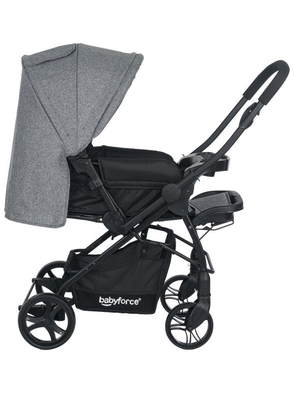Baby Force Bella Plus Çift Yönlü Bebek Arabası - Siyah