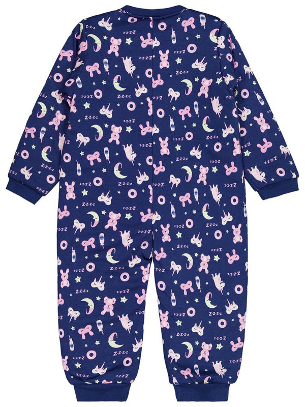 Civil Girls Unicorn Ve Uyku Empirme 90 Gr 6-9 Yaş Uyku Tulumu - Mavi