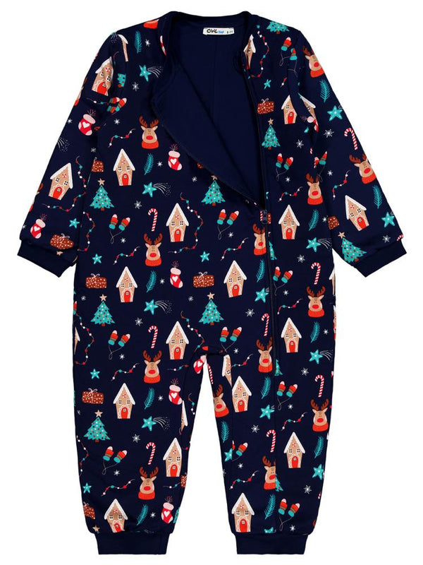 Civil Boys Yeniyıl Empirme 90 Gr 6-9 Yaş Uyku Tulumu - Lacivert