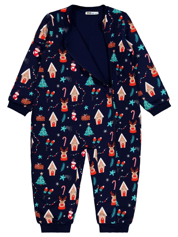 Civil Boys Yeniyıl Empirme 90 Gr 6-9 Yaş Uyku Tulumu - Lacivert