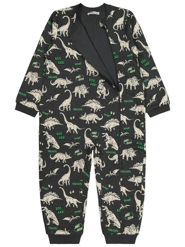 Civil Boys Roar Dino Empirme 30 Gr 6-9 Yaş Uyku Tulumu - Gri