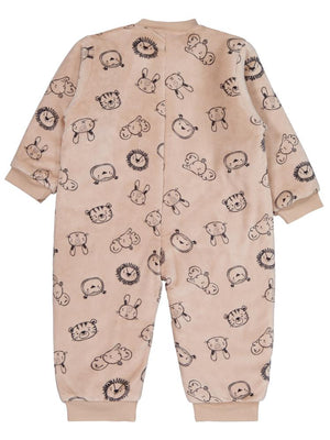 Civil Boys Sevimli Hayvanlar Empirme 60 Gr 2-5 Yaş Uyku Tulumu - Bej