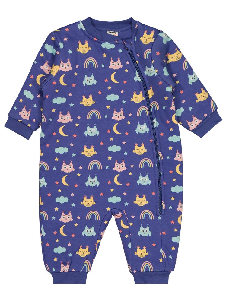 Civil Baby Gökkuşağı Empirme 90 Gr 12-18 Ay Uyku Tulumu - Mavi