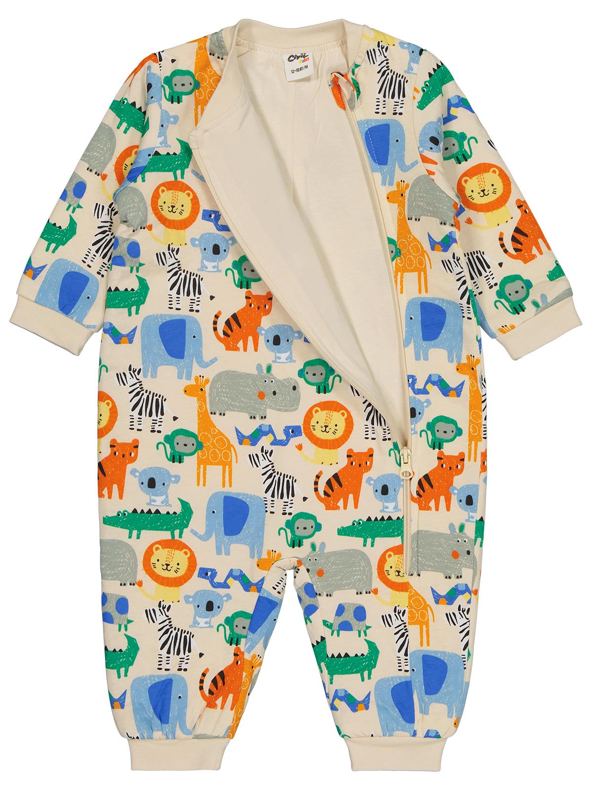 Civil Baby Safari Empirme 12-18 Ay Uyku Tulumu - Bej