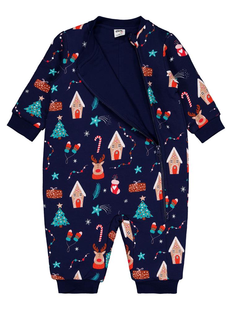 Civil Baby Yeniyıl Empirme 90 Gr 12-18 Ay Uyku Tulumu - Lacivert