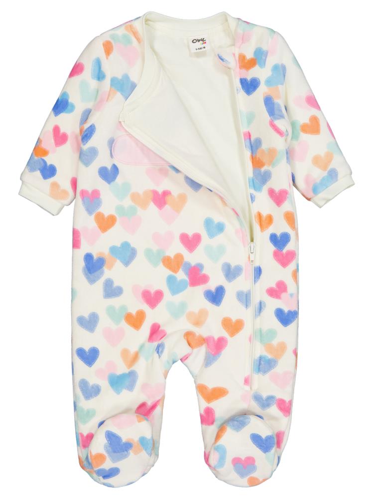 Civil Baby Renkli Kalpler Empirme 60 Gr 6-9 AY Uyku Tulumu - Bej