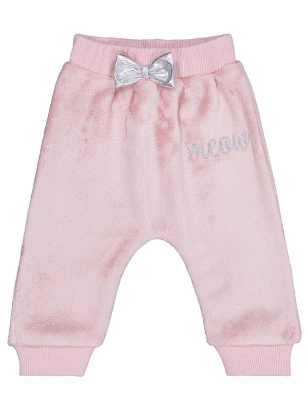 Civil Baby Bel Fiyonklu Meow Nakışlı 6-18 Ay Eşofman Altı - Lila