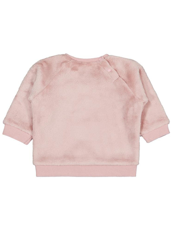 Civil Baby Fiyonk Meow Nakışlı 6-18 Ay Sweatshirt - Lila