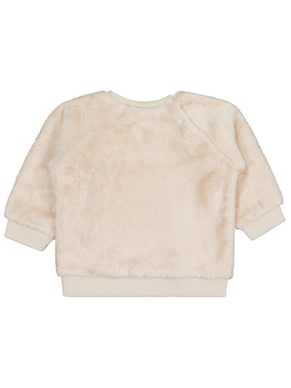 Civil Baby Fiyonk Meow Nakışlı 6-18 Ay Sweatshirt - Bej