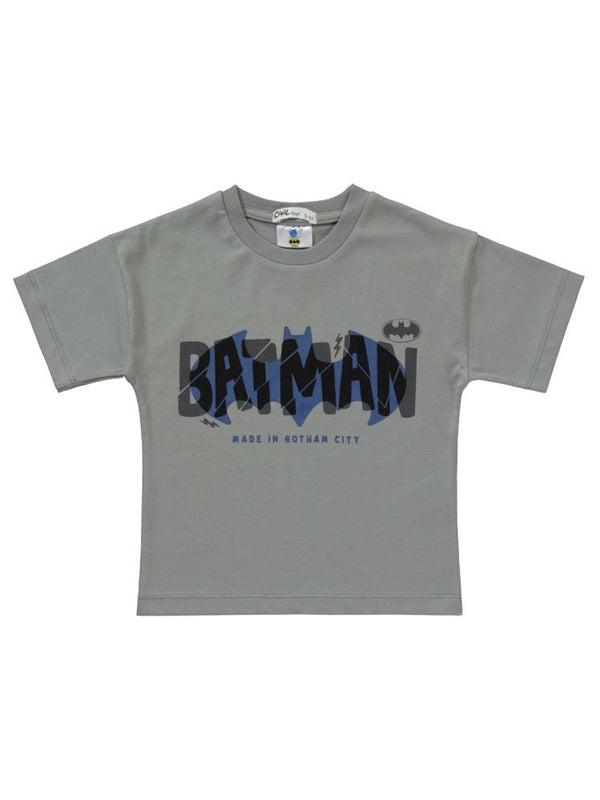 Civil Boys Batman Baskılı 2-5 Yaş Takım - Gri