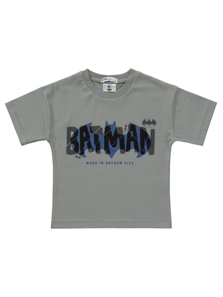 Civil Boys Batman Baskılı 2-5 Yaş Takım - Gri