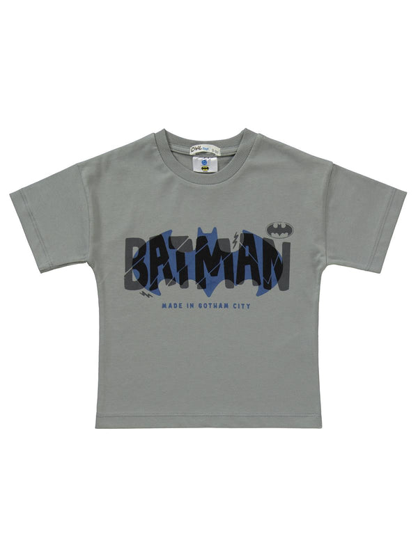 Batman Baskılı 2-5 Yaş Takım - Gri