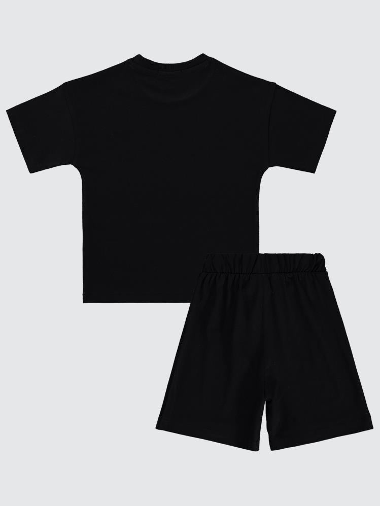 Civil Boys Batman Baskılı 2-5 Yaş Takım - Siyah