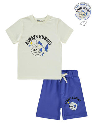 Civil Boys Always Güneşte Renk Değiştiren 2-5 Yaş Takım - Mavi