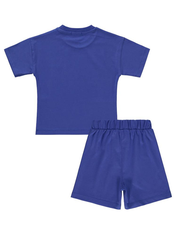 Dütdüt On The Baskılı 2-5 Yaş Takım - Mavi