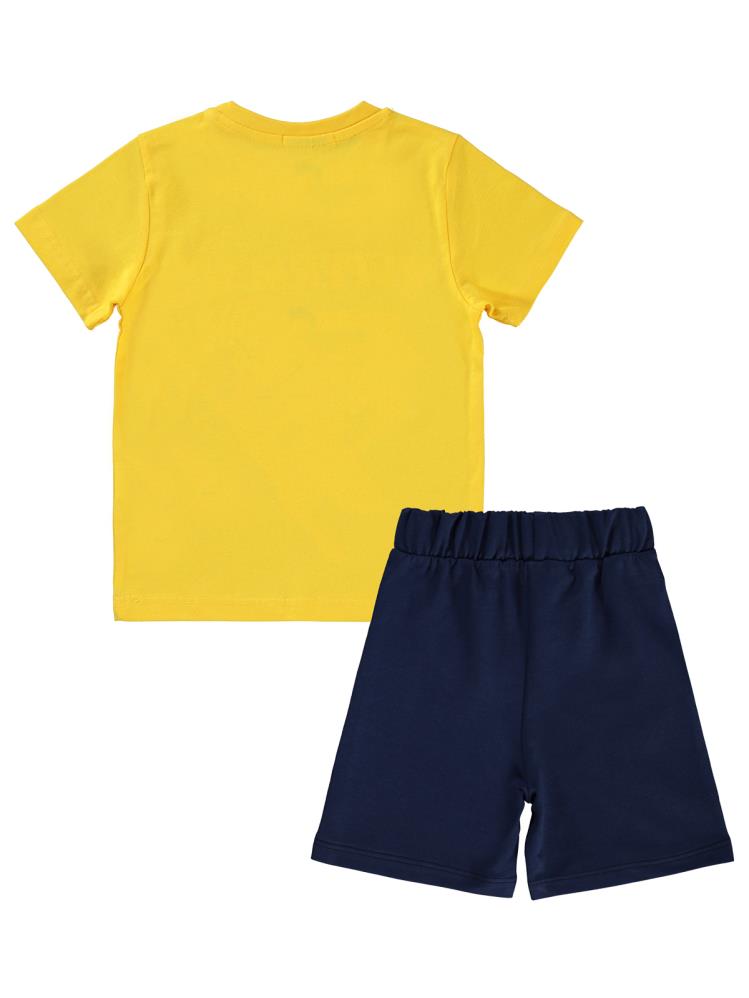 Civil Boys Süperman Krypto Baskılı 2-5 Yaş Takım - Sarı