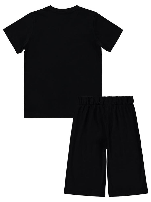 Civil Boys Future Baskılı 10-13 Yaş Pijama Takımı - Siyah