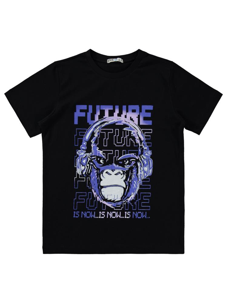 Civil Boys Future Baskılı 10-13 Yaş Pijama Takımı - Siyah