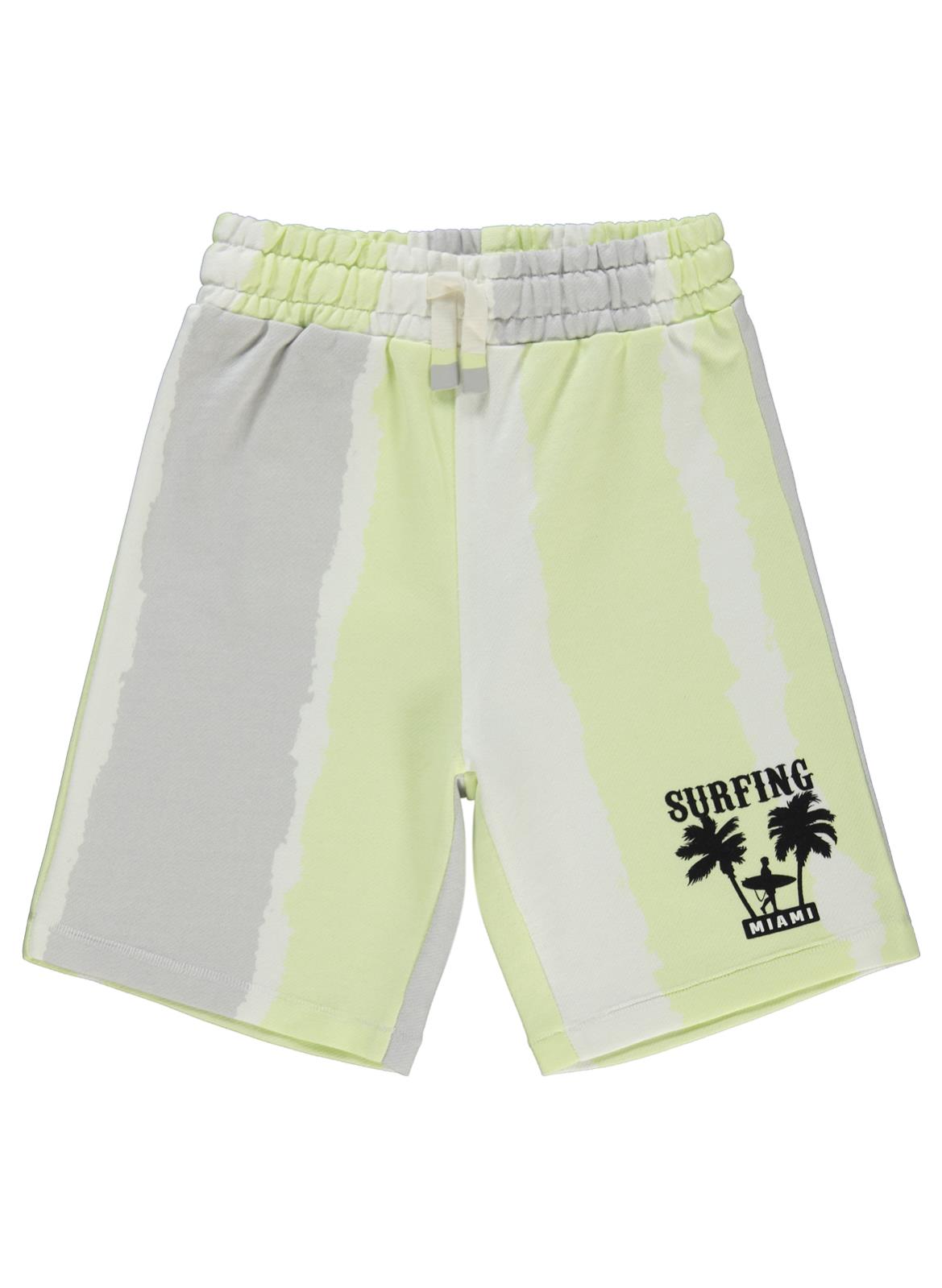 Civil Boys Dikey Batik Empirme 10-13 Yaş Kapri - Ekru