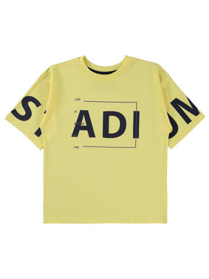 Civil Boys Stadıum Baskılı 10-13 Yaş Tişört - Sarı