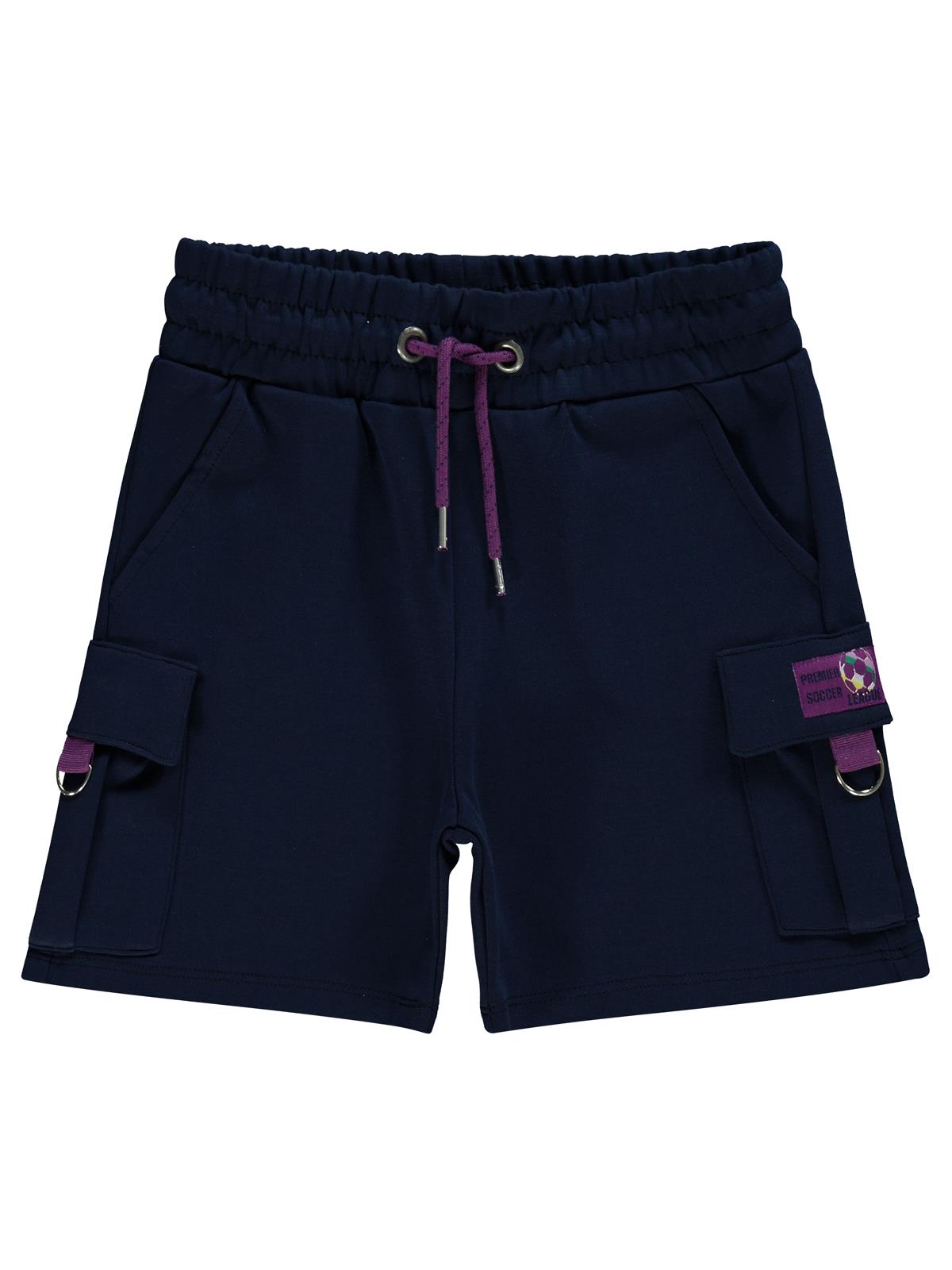 Civil Boys Premier Etiketli  6-9 Yaş Şort - Lacivert