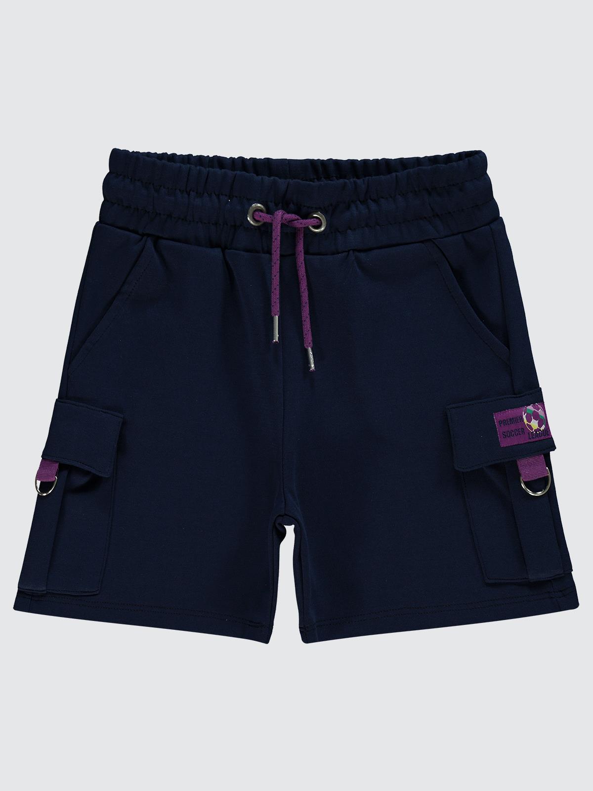 Civil Boys Premier Etiketli  6-9 Yaş Şort - Lacivert