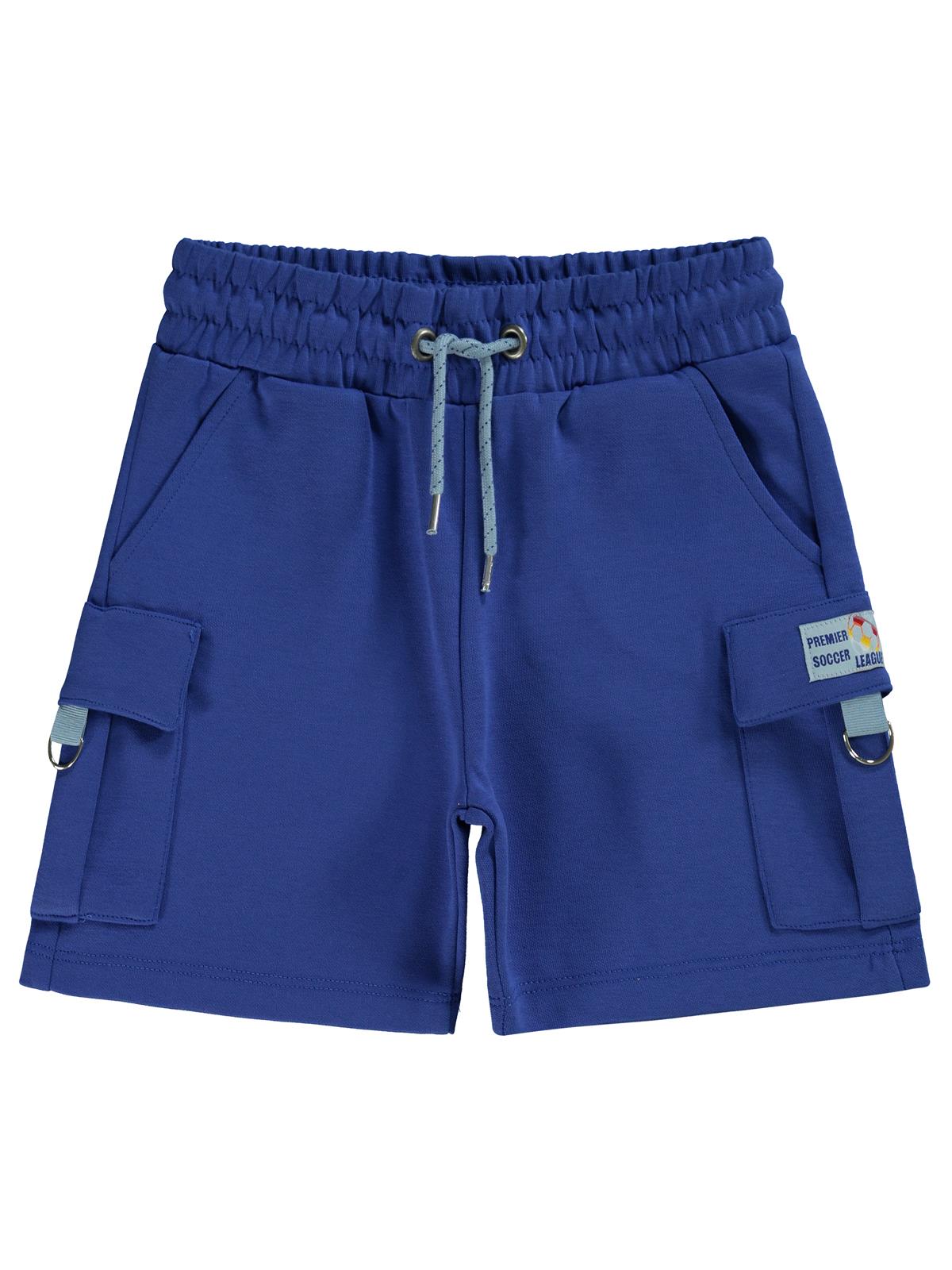 Civil Boys Premier Etiketli  6-9 Yaş Şort - Mavi