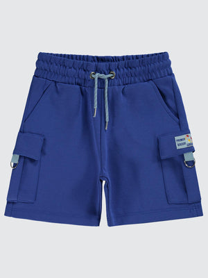 Civil Boys Premier Etiketli  6-9 Yaş Şort - Mavi