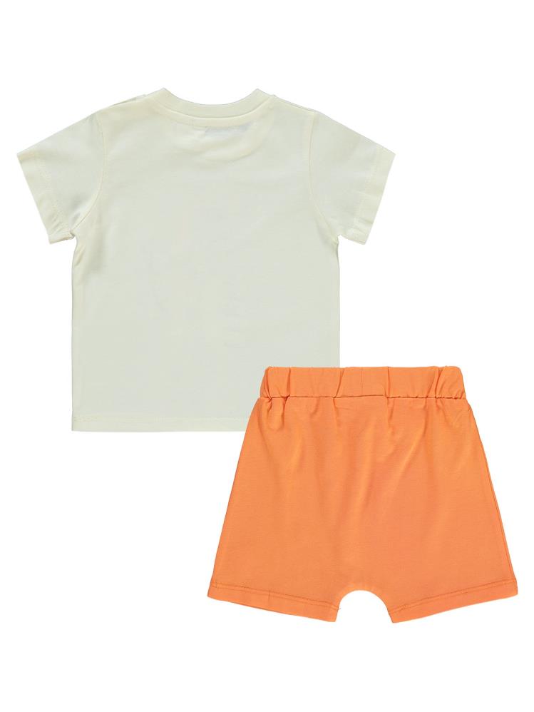 Civil Baby Cute Croco Baskılı 6-18 Ay Takım - Bej