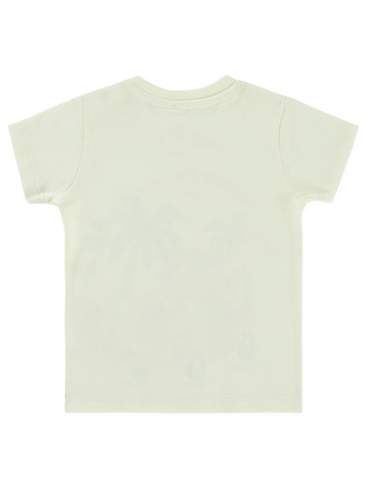 Civil Baby Waves Riders Baskılı 6-18 Ay Tişört - Bej