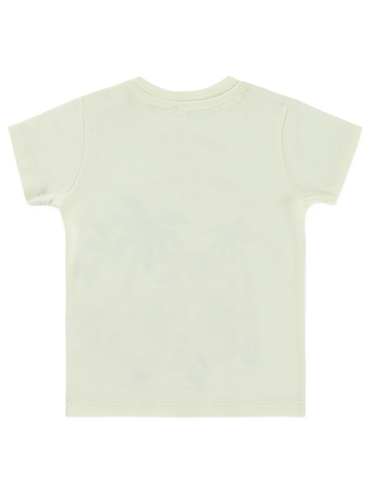 Civil Baby Waves Riders Baskılı 6-18 Ay Tişört - Bej