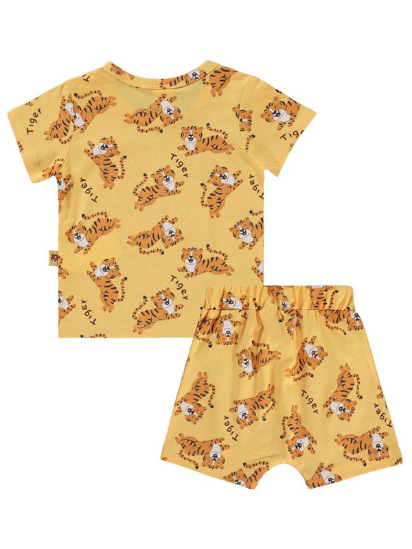Civil Baby Tiger Empirme 6-18 Ay Takım - Turuncu