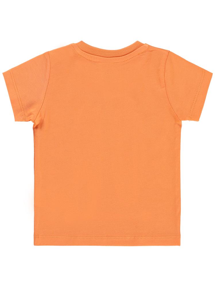 Civil Baby Surf Skate Baskılı 6-18 Ay Tişört - Turuncu