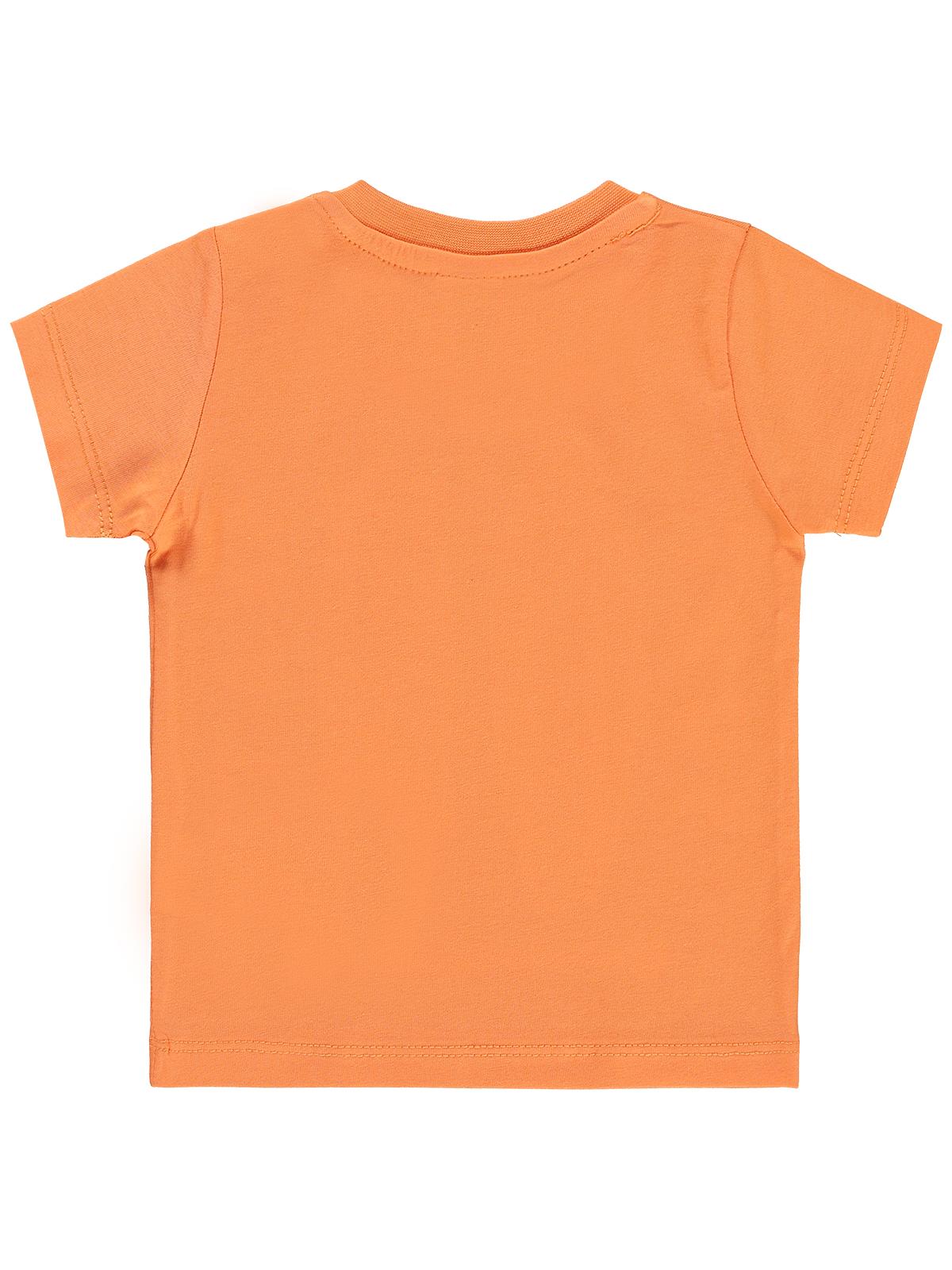 Civil Baby Surf Skate Baskılı 6-18 Ay Tişört - Turuncu