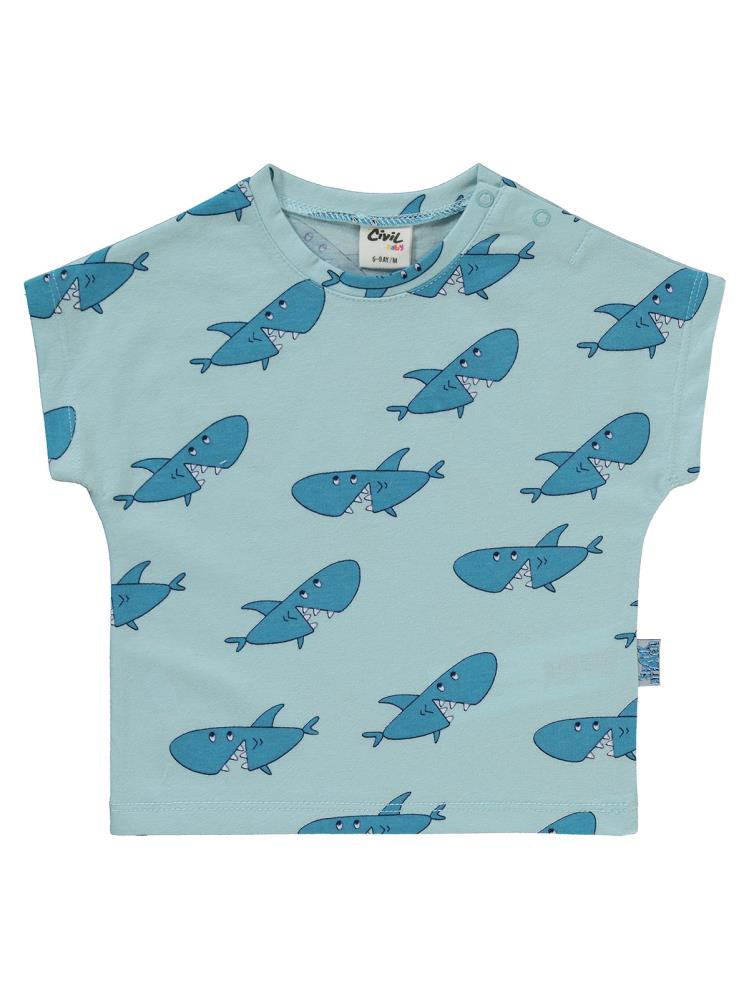 Civil Baby Shark Empirme 6-18 Ay Takım - Mavi
