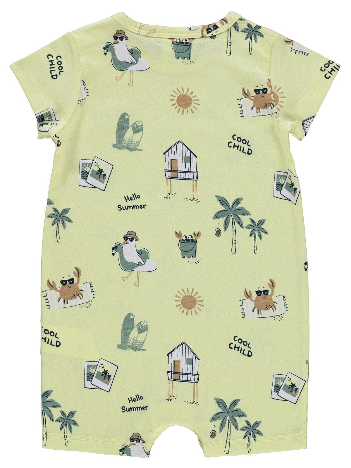 Civil Baby Summer Palm Empirme 6-18 Ay Tulum - Sarı