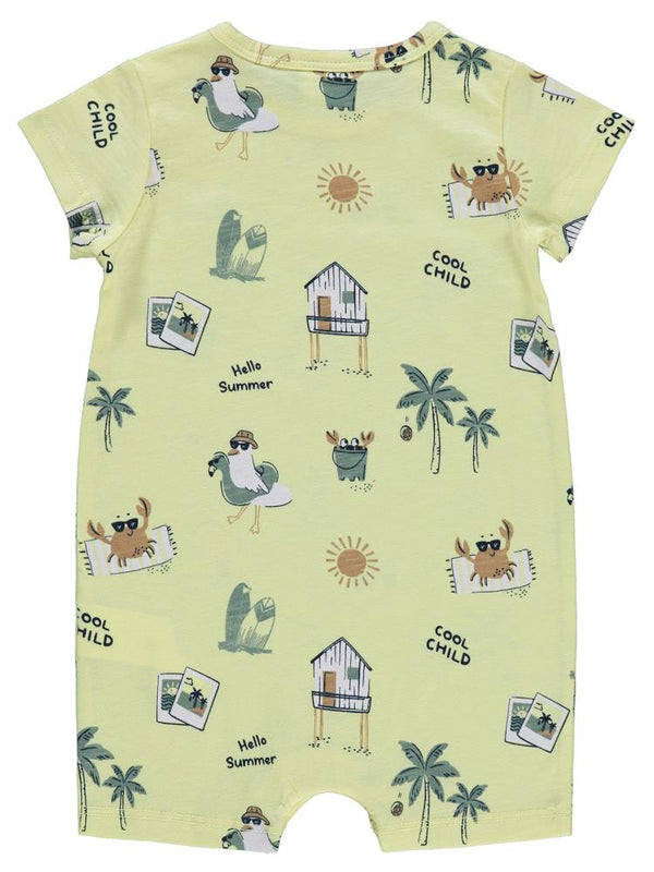 Civil Baby Summer Palm Empirme 6-18 Ay Tulum - Sarı